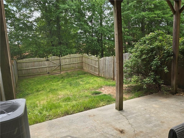 106 Trailside Way, Hiram, GA 30141 - view of yard with central AC unit and a patio