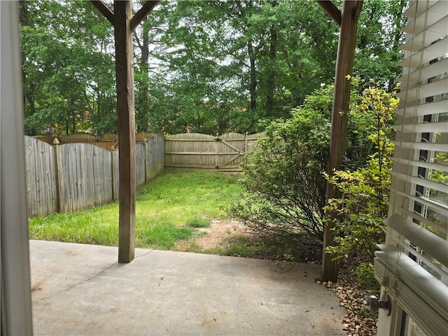 106 Trailside Way, Hiram, GA 30141 - view of yard featuring a patio and a gate