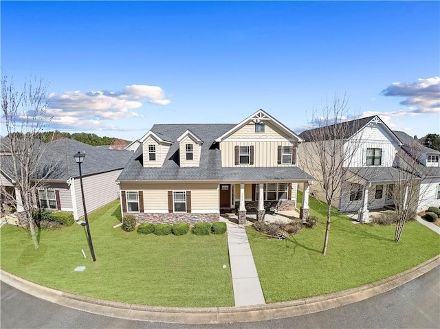 bird's eye view featuring a residential view