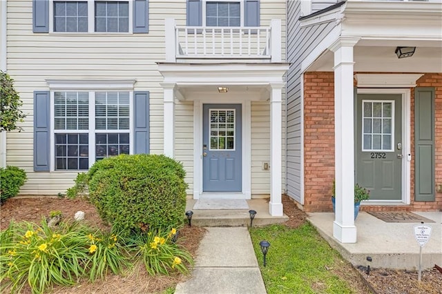 2754 Terrell Trace Dr, Marietta, GA 30067 - doorway to property with brick siding