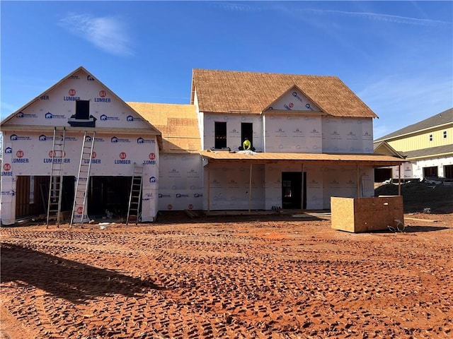 view of property under construction