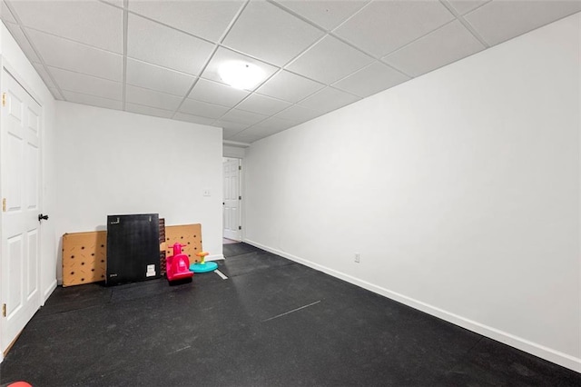 3714 Westbrooke Cir NE, Brookhaven, GA 30319 - unfurnished room featuring a drop ceiling and baseboards