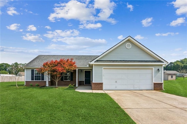 1671 Bismarck Cir, Winder, GA 30680 - view of front of property featuring brick siding, concrete driveway, and an attached garage