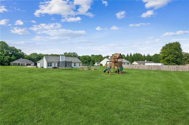 1671 Bismarck Cir, Winder, GA 30680 - view of yard with a playground