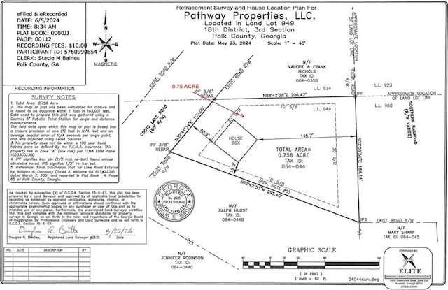 survey map / technical document