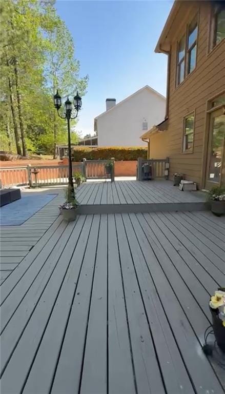 view of deck