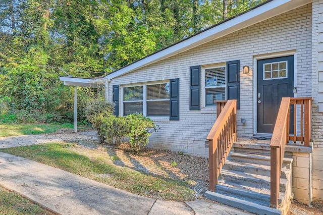 view of front of home