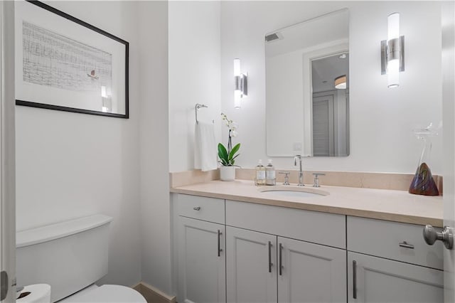 3630 Peachtree Rd NE Unit 2309, Atlanta, GA 30326 - bathroom with toilet and vanity