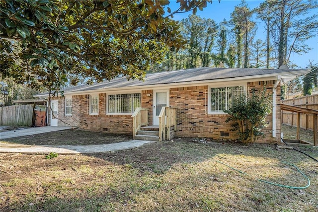 view of ranch-style house