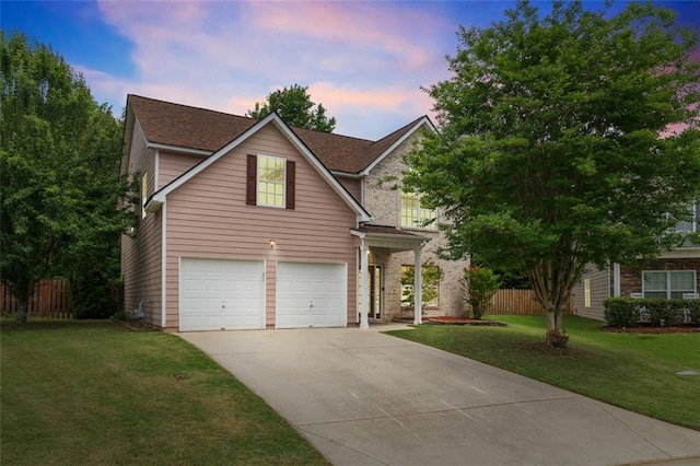 4515 Ambassador Way, Cumming, GA 30040 - traditional-style house featuring driveway, an attached garage, and a shingled roof