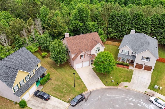 4515 Ambassador Way, Cumming, GA 30040 - view of subject property with a heavily wooded area