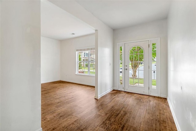 4515 Ambassador Way, Cumming, GA 30040 - foyer featuring wood finished floors and baseboards