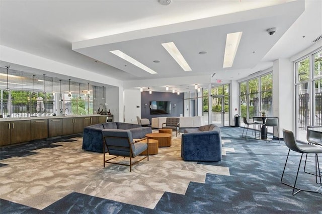 44 Peachtree Pl NW Unit 1728, Atlanta, GA 30309 - community lobby featuring a security system