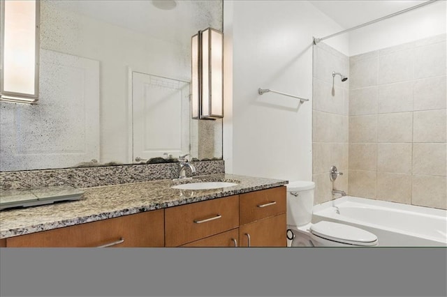 44 Peachtree Pl NW Unit 1728, Atlanta, GA 30309 - full bath with vanity, toilet, and shower / bathtub combination