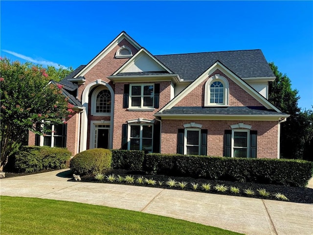 801 Windsor Rdg, Canton, GA 30115 - view of front of property featuring brick siding and a shingled roof