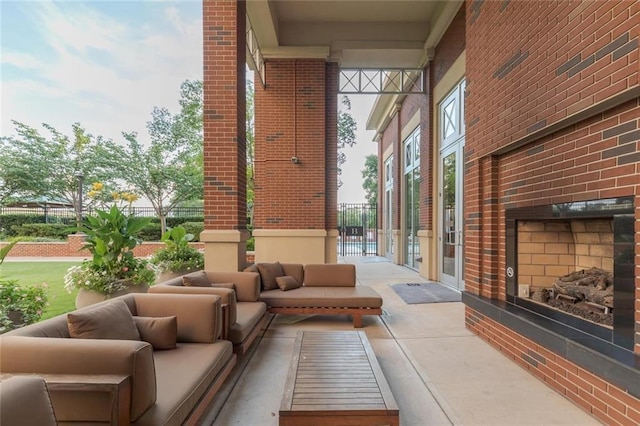 view of community lobby