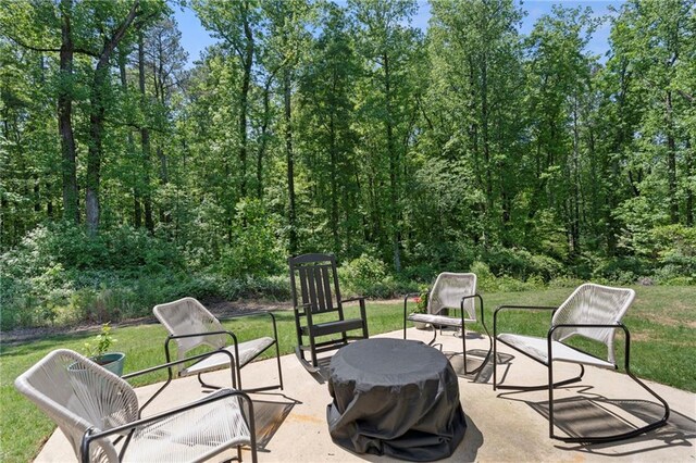 view of patio