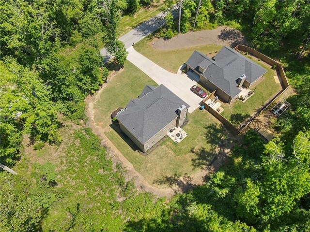 drone / aerial view