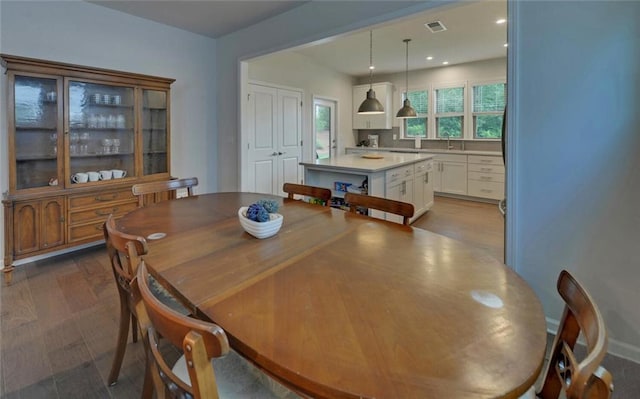 6003 Rollingwood Way, Hoschton, GA 30548 - dining room with recessed lighting and baseboards