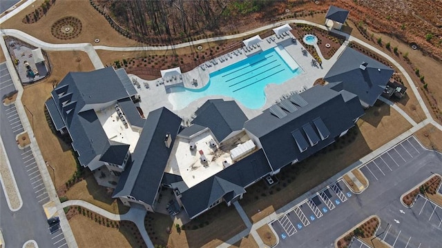 6003 Rollingwood Way, Hoschton, GA 30548 - bird's eye view of a pool