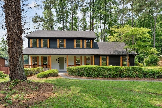5759 Albans Way, Lithonia, GA 30058 - view of front facade with a porch and a front yard