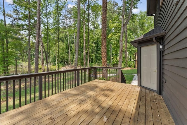 5759 Albans Way, Lithonia, GA 30058 - view of wooden deck
