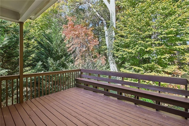 view of deck