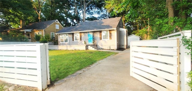 3046 Dobbs Way, East Point, GA 30344 - view of front of home featuring an outbuilding and a gate