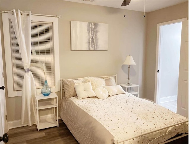 3046 Dobbs Way, East Point, GA 30344 - bedroom with dark wood finished floors and baseboards