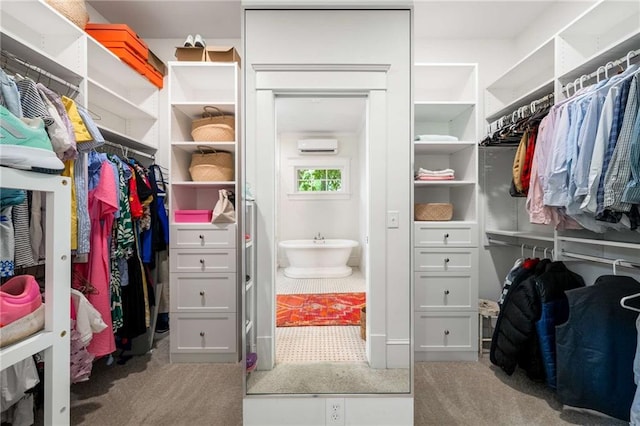 626 Elmwood Dr NE, Atlanta, GA 30306 - walk in closet with carpet flooring and an AC wall unit