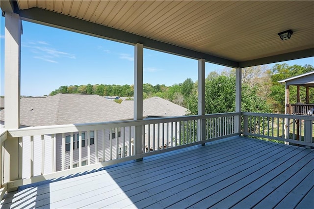 view of deck