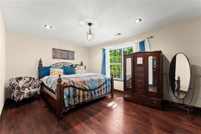 5995 Wellington Ave, Gainesville, GA 30506 - bedroom featuring wood-type flooring and recessed lighting