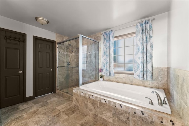 5995 Wellington Ave, Gainesville, GA 30506 - full bath featuring a bath and a shower stall