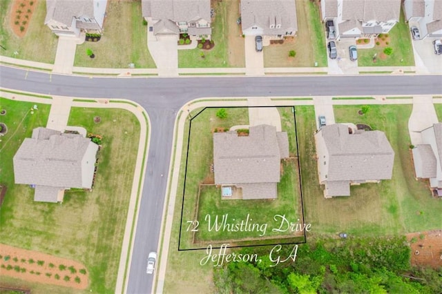 72 Whistling Dr, Jefferson, GA 30549 - aerial perspective of suburban area