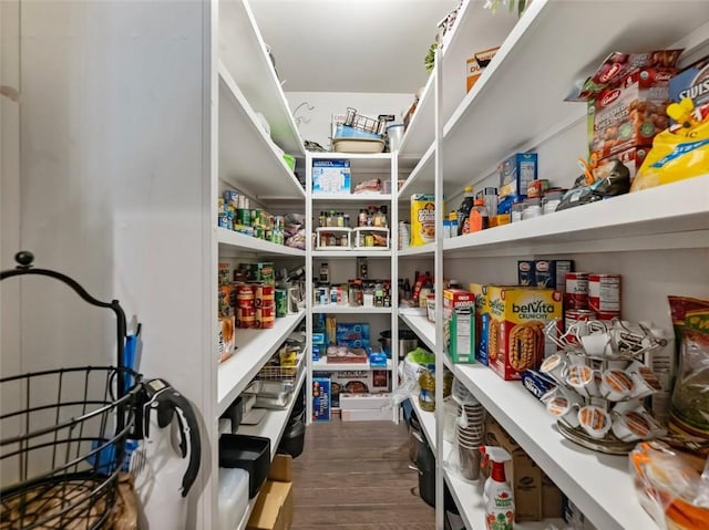 view of pantry