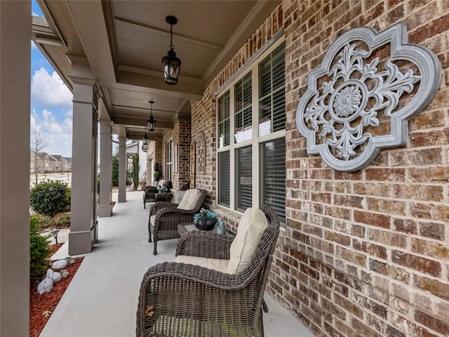 view of patio / terrace featuring a porch