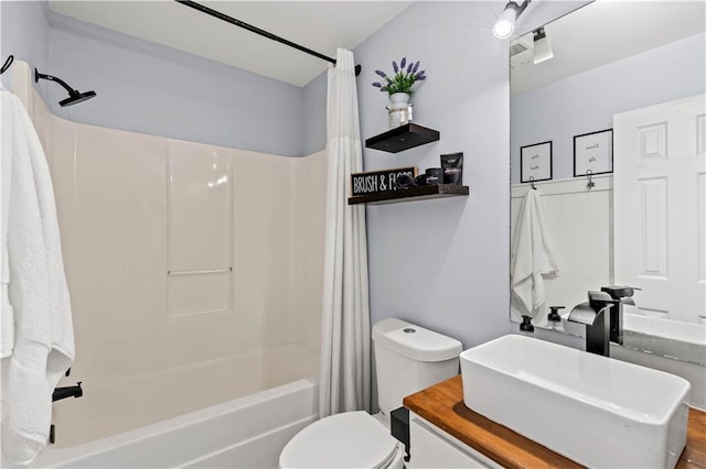 115 Donna Dr, Dawsonville, GA 30534 - full bath with shower / bath combination with curtain and vanity
