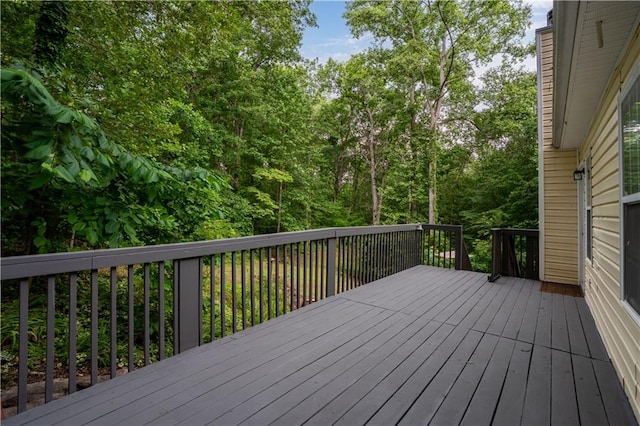 115 Donna Dr, Dawsonville, GA 30534 - view of wooden terrace