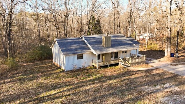 view of front of house featuring covered porch