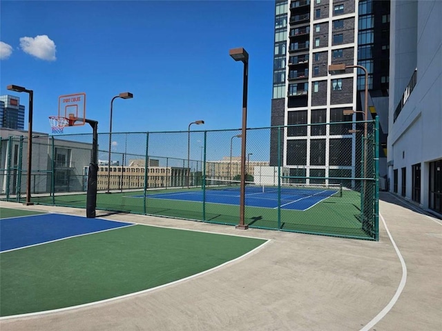 view of sport court