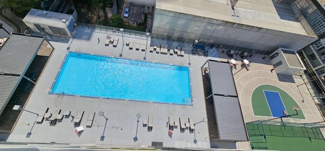 view of pool