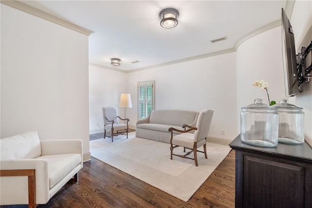175 Centennial Trce, Roswell, GA 30076 - living area with ornamental molding and wood finished floors