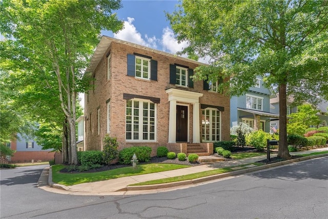 175 Centennial Trce, Roswell, GA 30076 - georgian-style home with brick siding