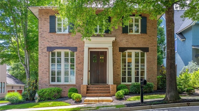 175 Centennial Trce, Roswell, GA 30076 - view of front facade with brick siding and entry steps