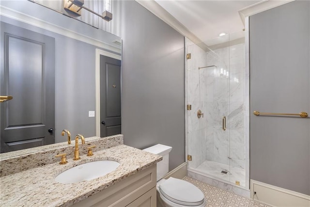 175 Centennial Trce, Roswell, GA 30076 - full bathroom featuring a marble finish shower and vanity