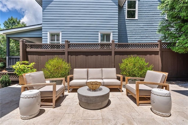 175 Centennial Trce, Roswell, GA 30076 - view of patio / terrace with an outdoor living space