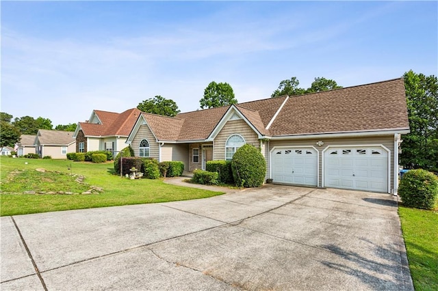 99 Rainwater Ln, Dallas, GA 30157 - ranch-style home with an attached garage, driveway, and a front yard