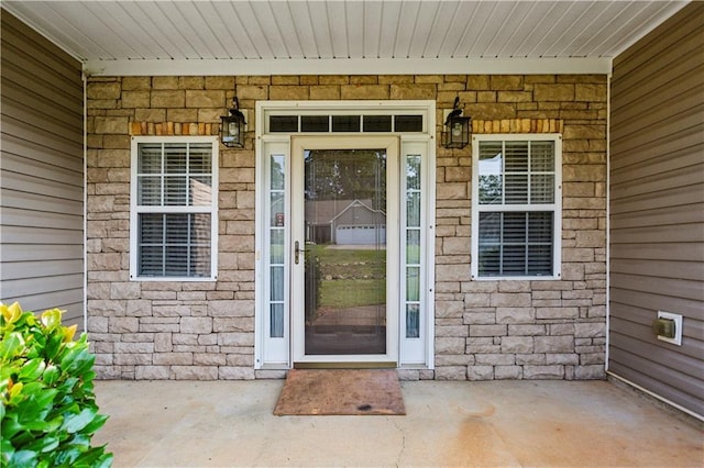 99 Rainwater Ln, Dallas, GA 30157 - entrance to property with stone siding and covered porch