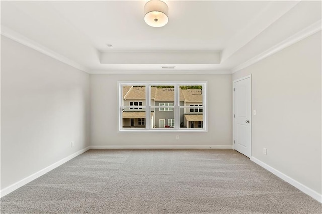 1987 Deco Dr, Kennesaw, GA 30144 - carpeted spare room featuring a raised ceiling and ornamental molding