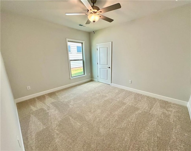 2808 Turnwater St, Hoschton, GA 30548 - spare room with a ceiling fan and light carpet